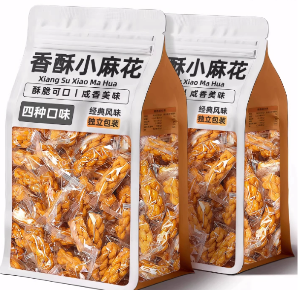 香酥小麻花红糖蜂蜜葱香单独立包装整箱批发解馋零食休闲食品小吃